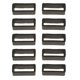 thumbnail image 4 of 10x Black Watch Band Correa Reemplazo Peque?o Cuerpo De Goma Bucles Titter 20mm, 4 of 4