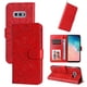thumbnail image 1 of Funda tipo cartera FOXDOCK para Samsung Galaxy S10E , diseño girasol en relieve, cuero PU, cierre magnético, soporte y tarjetero, 1 of 5