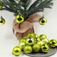 thumbnail image 4 of 24 bolas navideñas irrompibles de 3 cm para árbol de Navidad, bodas, cumpleaños y fiestas., 4 of 5