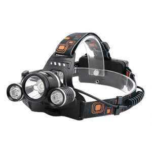 Genérico - Linterna Cintillo Led Cree Tecnolab Recargable Tl303 Linterna Negro Luz Blanco