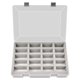 thumbnail image 1 of Estuche De Almacenamiento Para Modelos De Coches A Escala 1/64 Con 20 Compartimentos, Protector, Resistente Y Portátil, Color Gris, 1 of 5