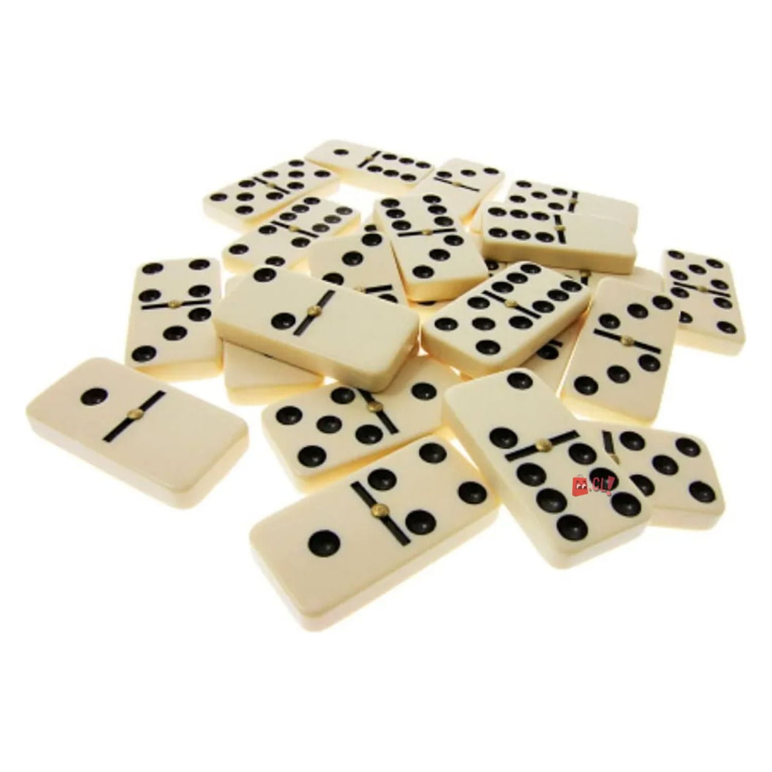 Dominoes - Domino Juego Clásico De 28 Piezas Blancas - Ps