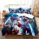 thumbnail image 1 of Game League of Legends Wild Rift Bedding Set Bed Set Adult Kid Bedroom Duvetcover Sets Anime, 1 of 5