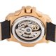 thumbnail image 4 of Reloj REIGN Commodus Automatic Skeleton en oro rosa/negro, 4 of 4