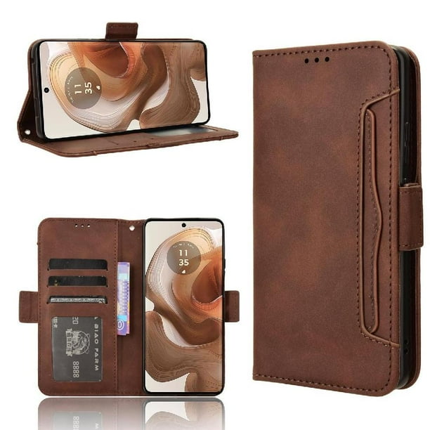 Funda Tipo Billetera FOXDOCK para Motorola MOTO Edge 50 Ultra 5G – Tapa Flip con Tarjetero