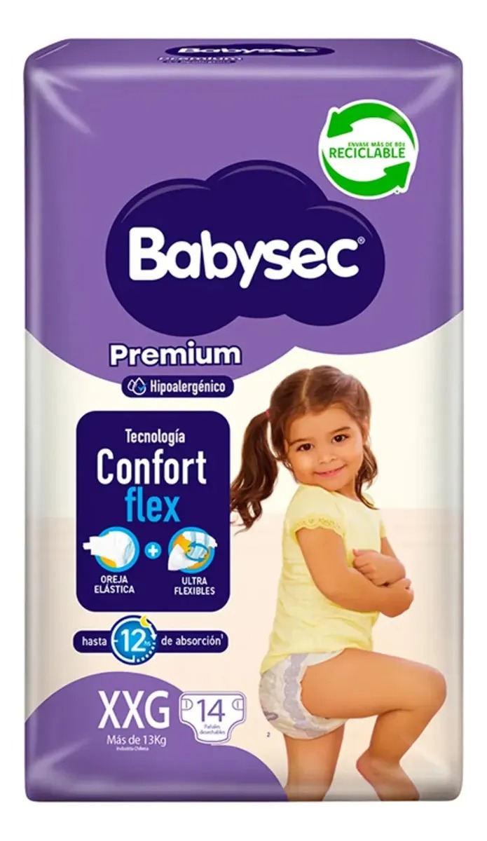 Babysec - Pañales Premium Xxg