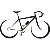 Rienda Libre Graphics - Decomural Racing Bike Silhouette Cycling Sports Ws-18729