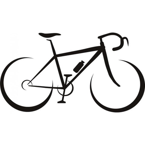 Rienda Libre Graphics - Decomural Racing Bike Silhouette Cycling Sports Ws-18729