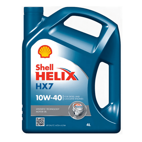 Aceite Motor Shell 10W40 Para 10.000km 4lt