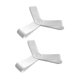 thumbnail image 3 of Sujeta-aletas Elásticos Fáciles De Poner Y Seguros Para Natación Subacuática, Deportes Acuáticos, Color Blanco, Talla M 39 A 41, 3 of 5