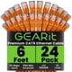 thumbnail image 1 of Cable Ethernet Cat 6 De 1 8 M (6 Pies) Paquete De 24 Unidades 10 Gbps Rj45, 1 of 9