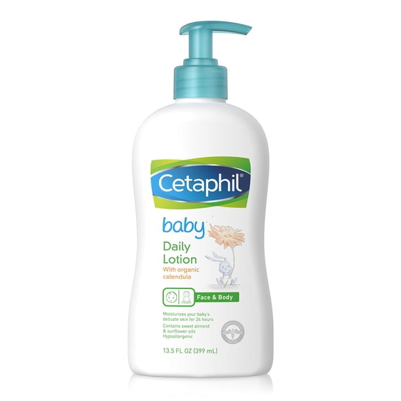 Loción Cetaphil Baby Daily con caléndula orgánica 400 ml