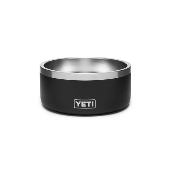 Cuenco para perros YETI Boomer 4 de acero inoxidable, 32 onzas/946 ml, negro