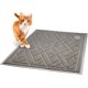 thumbnail image 2 of Alfombra para arena de gato Pawkin extra grande 89x58 cm gris, 2 of 7