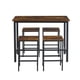 thumbnail image 3 of Pack Mesa Alta + 4 Taburetes Bar | Estilo Industrial negro, 3 of 5