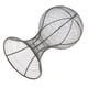thumbnail image 1 of Sombrero de metal casco de casco de rack de pelo peluca soporte de visualización de almacenamiento de plata plata, 1 of 3