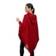 thumbnail image 2 of Poncho Po046 Burdeo Mujer, 2 of 2