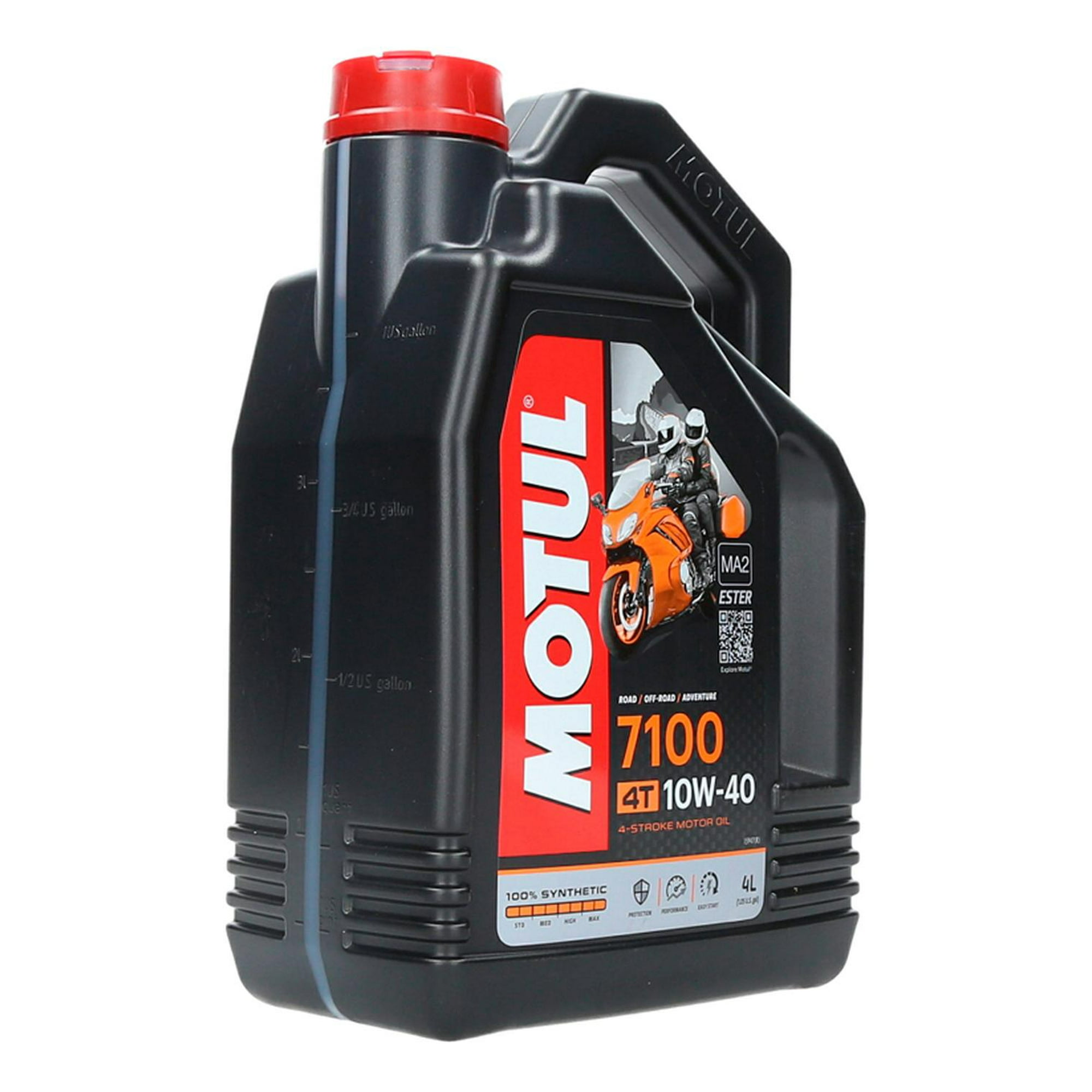 Aceite De Motocicleta 100% Sintetico Motul 7100 4t 10w-40 4l