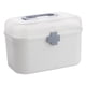 thumbnail image 3 of Caja organizadora de almacenamiento de medicamentos de 2 niveles, contenedor organizador de plástico vacío, Estuche de transporte de primeros de auxilios , 26,5x15,5x18cm 265x155x18cm, 3 of 5