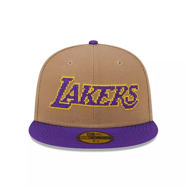 Jockey Gorra New Era 59Fifty Los Angeles Lakers NBA Classic Wordmark Beige