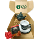 thumbnail image 2 of Ahmad Tea tetera caja de té taza platillo y cuchara, 2 of 3