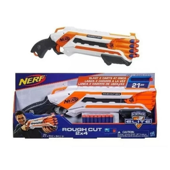 Juguete Nerf N-Strike Rough Cut Con Dardos Infantil