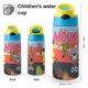 thumbnail image 2 of Mouk Botella de Agua con Tapa Pop Top de Un Toque, Acero Inoxidable, a Prueba de Fugas, para Deportes, Botella Infantil azul 12 oz, 2 of 6
