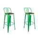 thumbnail image 1 of Set 2 Pisos Taburete De Bar 75 Cm Tolix George Verde, 1 of 3