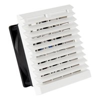 Magideal - Ventilador De De Refrigeración De 12 V, Fuerte Viento A Prueba De Polvo, Salida De Unidireccional Blanca, Ventilación De Ventilación Lat