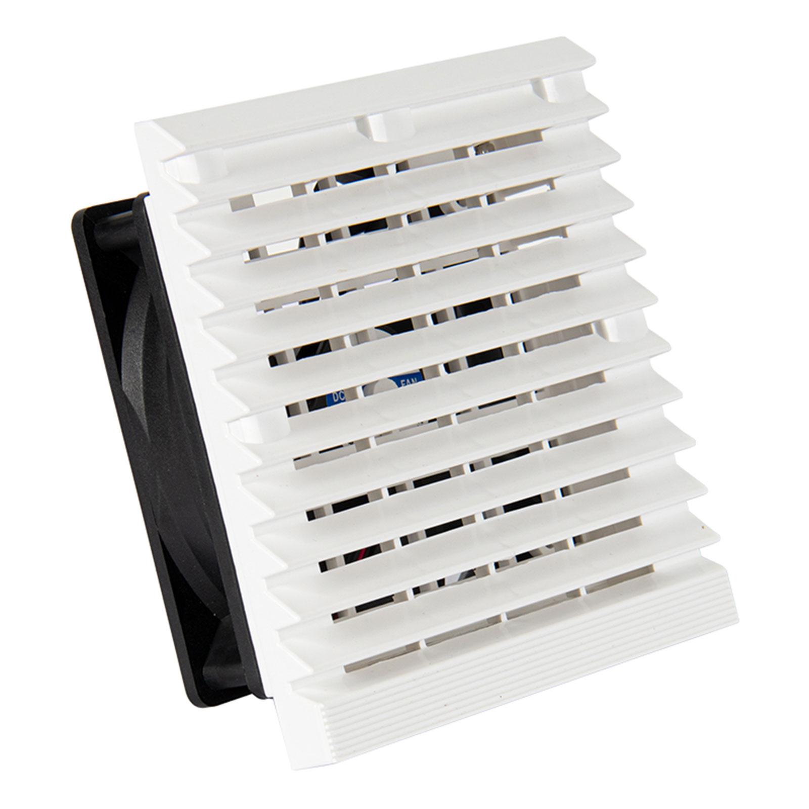 Magideal - Ventilador De De Refrigeración De 12 V, Fuerte Viento A Prueba De Polvo, Salida De Unidireccional Blanca, Ventilación De Ventilación Lat