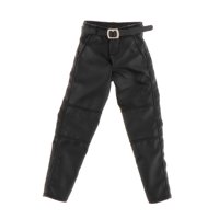 Magideal - Pantalones De Figura Masculina A Escala 1/12, Minipantalones De Cuero Pu, Decoración Para Muñecas, Accesorios De Disfraz, Pantalones En Miniatura Para