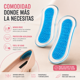 thumbnail image 3 of Par Almohadillas Taloneras Silicona Zapatos Antideslizante Azul, 3 of 5