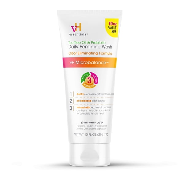 Feminine Wash vH essentials, eliminador de olores diario, 300 ml