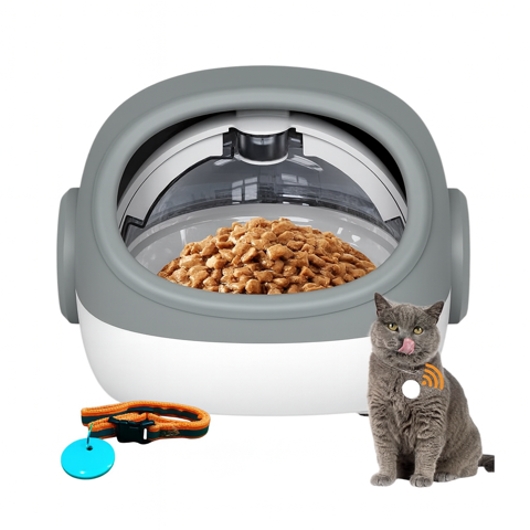 Genérico - Comedero Automático Rfid Antirobo Comida Gatos