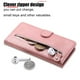 thumbnail image 5 of Funda con Cremallera para Xiaomi Redmi Note 9, Carcasa Cartera de Cuero PU con Soporte y Tarjetero, 5 of 6