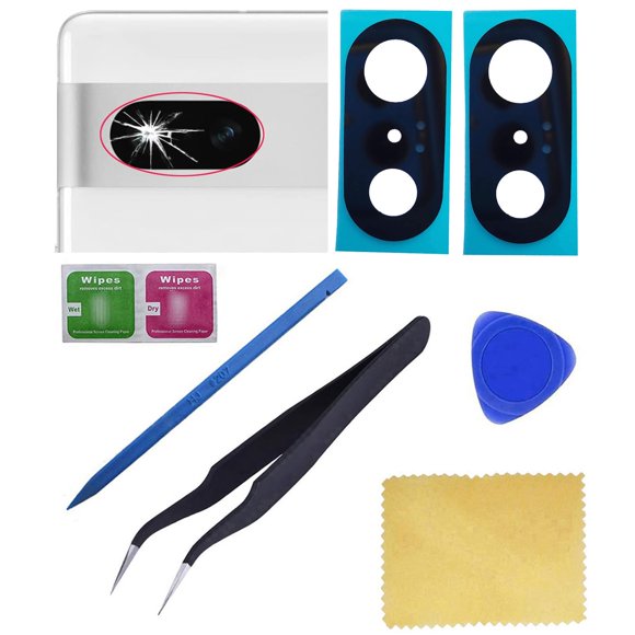 Cubierta de Lente de Vidrio para Cámara ubrokeifixit Pixel 7 6.3" 2 piezas