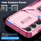thumbnail image 4 of Funda Armada para Samsung Galaxy S23 Plus con Tapa Deslizante y Soporte Magnético Giratorio Rosa, 4 of 5