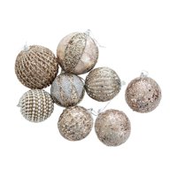 Bothyi - Adornos Para Árbol De Navidad, Adornos Navideños Para Aniversario, Cumpleaños, Hogar, Redondos, 8 Piezas