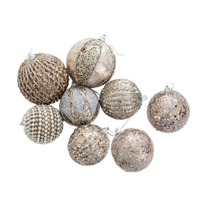 Bothyi - Adornos Para Árbol De Navidad, Adornos Navideños Para Aniversario, Cumpleaños, Hogar, Redondos, 8 Piezas