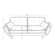 thumbnail image 3 of Sofá 3 Cuerpos Windsor Gris Home Mobili, 3 of 3