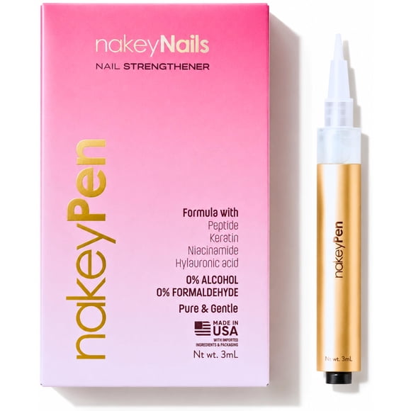 Sérum fortalecedor de uñas nakeyNails, suministro para 45 días, con queratina