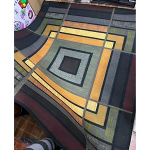 Casadeliacl - Alfombra Pequeña 160X200 Espiral Verde Wym