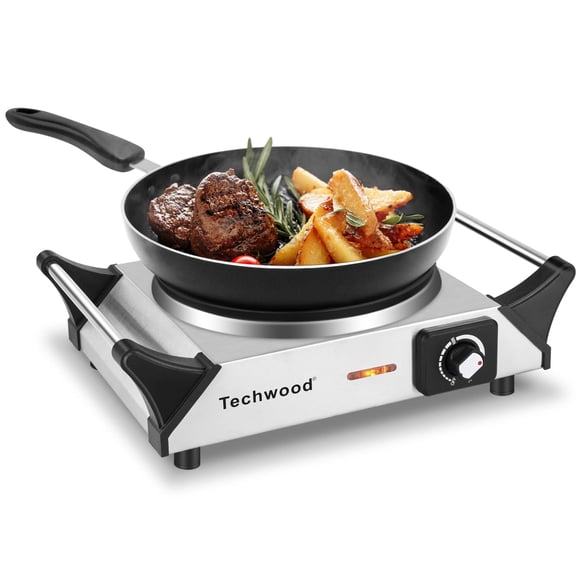 Estufa eléctrica Techwood Hot Plate de 1500 W con temperatura ajustable