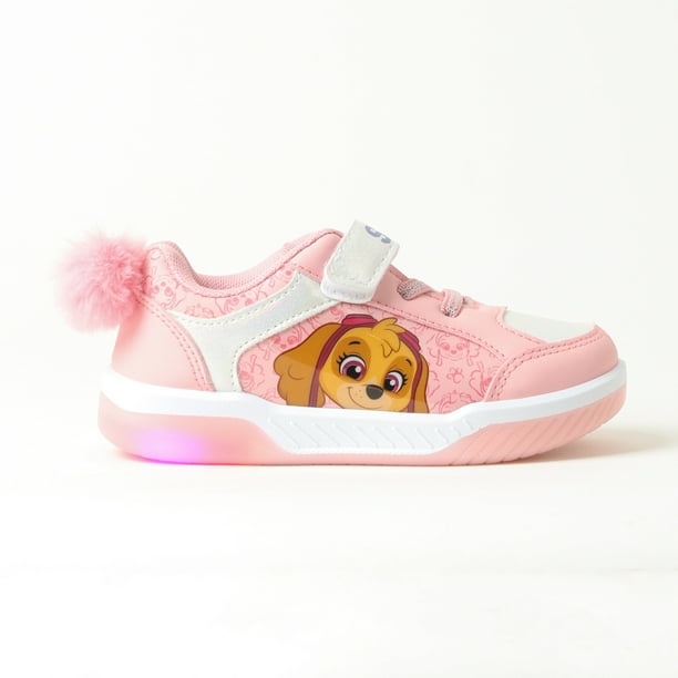 Zapatillas Con Luces Niña Sky Cute Rosado Paw Patrol