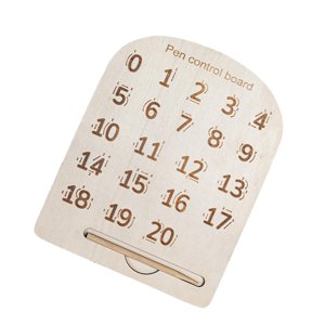 Magideal - Tablero De Rastreo De Madera, Tablero De Práctica, Herramienta De Escritura A Mano, Rompecabezas, Tablero De Ejercicios De Doble Cara Para Niños De 3, A