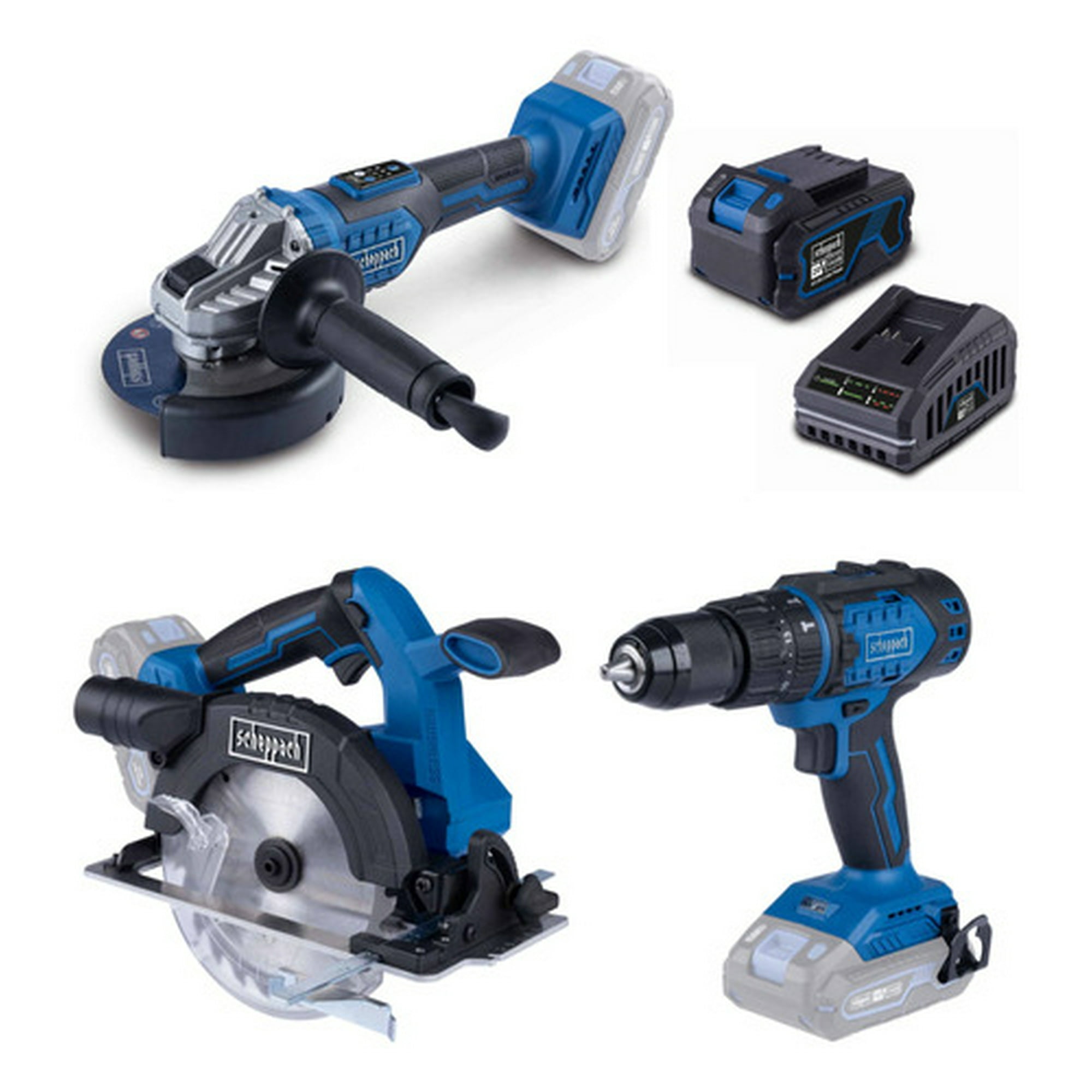 Megapack Pro Herramientas Inalámbricas 4ah 20v - Scheppach