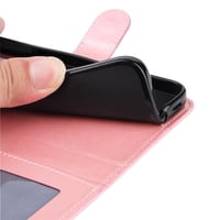 Funda Tipo Cartera Foxdock Para Xiaomi 12 Lite , Diseño Girasol En Relieve, Cuero Pu, Cierre Magnético, Soporte Y Tarjetero