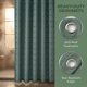 thumbnail image 2 of REGALWOVEN Conjunto de Cortinas de Ducha con Textura Geométrica 3D y Borlas para Decoración de Baño Verde 72"W x 72"L, 2 of 7