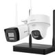 thumbnail image 1 of Kit Camaras de Seguridad IP Inalambrico 1 Bullet + 1 Domo + NVS 4CH, 1 of 5