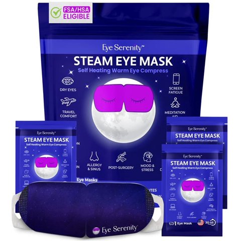 Máscara De Ojos Steam Lure Essentials, Compresa Caliente Autocalentable